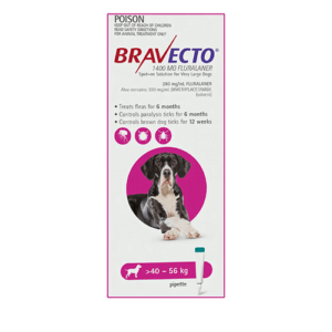 Bravecto Spot-On Dogs Purple